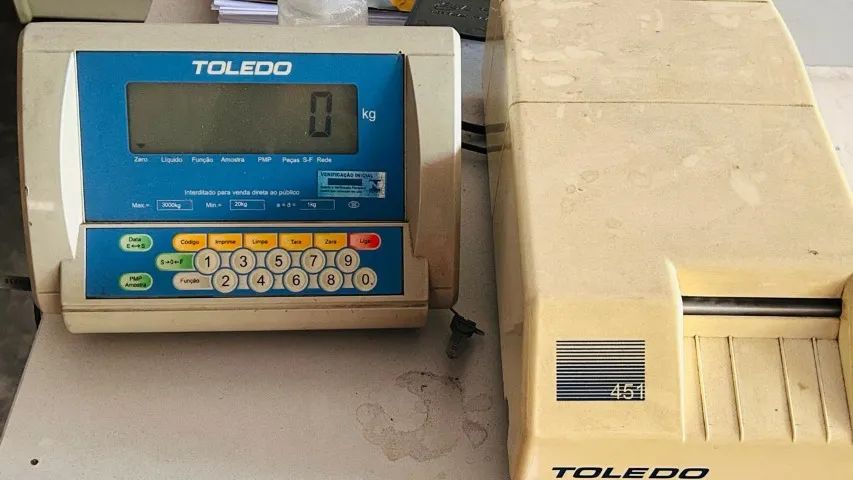 Balança de Piso Toledo 3.000 kg -Impressora Térmica e Rampa - Usada - Foto 2
