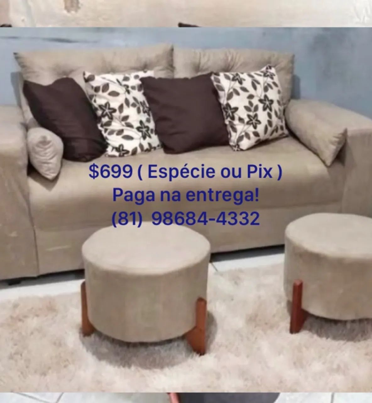 Sofá Argon 175cm , novo - Foto 3