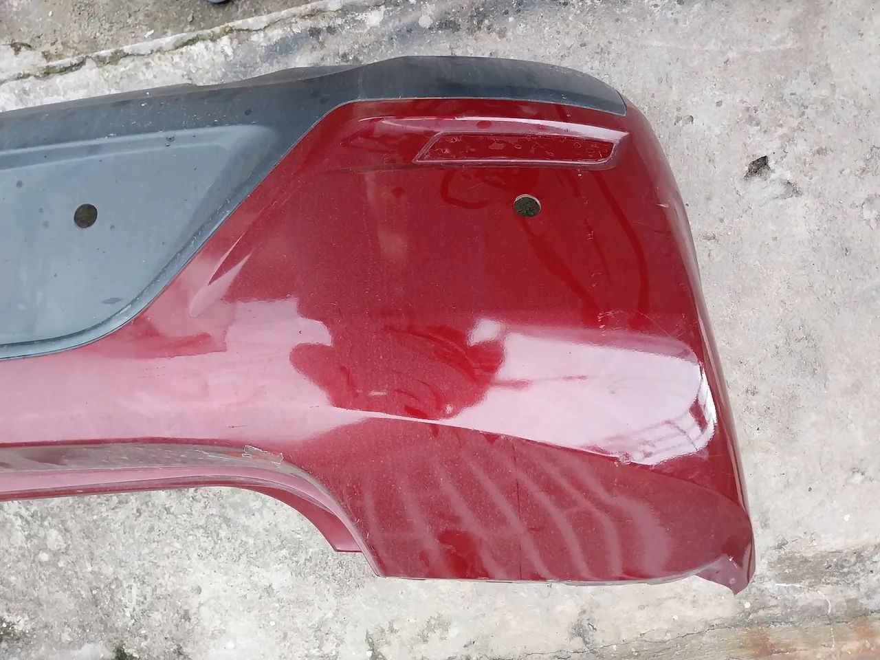 Parachoque Traseiro Vermelho ONIX 2017 - Foto 4