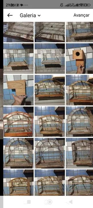 Gaiolas para pássaros