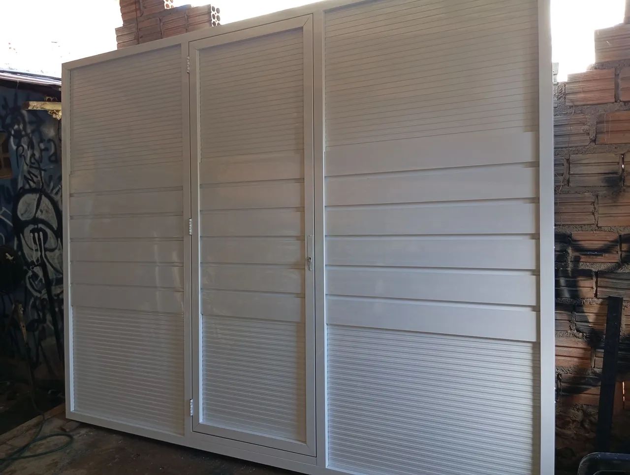 Portão de alumínio 