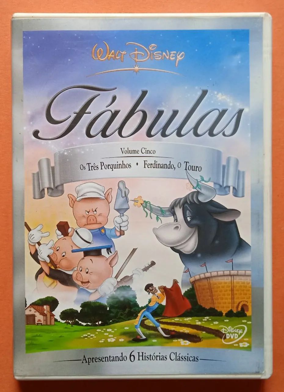 DVD Fábulas - Volume Cinco - Walt Disney
