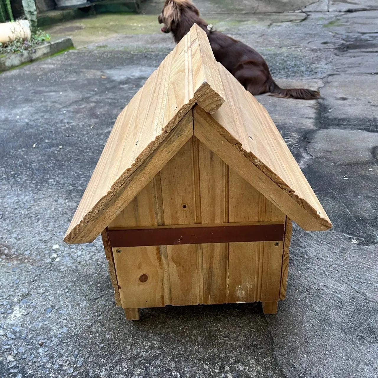 Casinha de madeira para cachorro - Foto 4