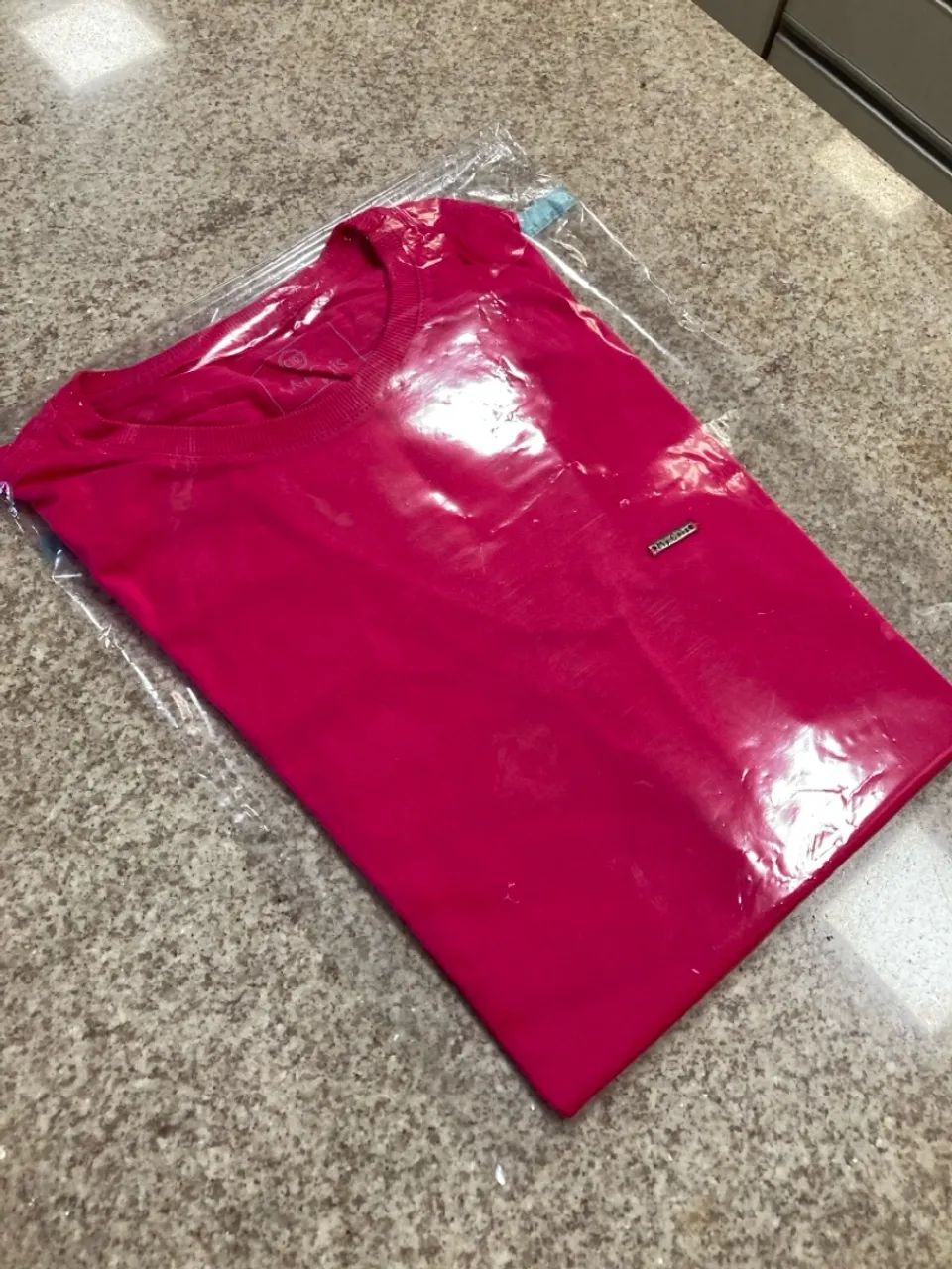 Camiseta Masculina Mycris Rosa - Foto 2