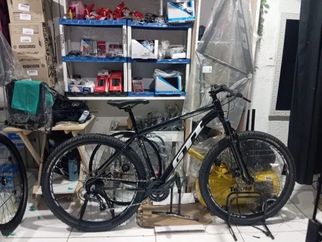 Bicicleta 29 Pneu Balão com Nota k7 2026 (não e rosca catraca)e k7 cassete - Foto 2