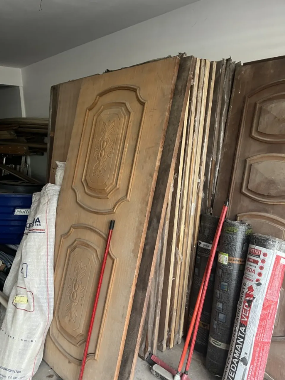 Folha de Porta de Madeira