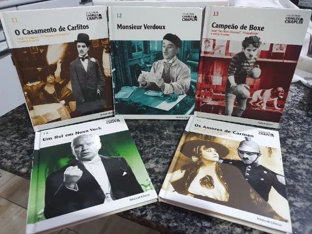 Coleção Folha Charles Chaplin Dvds com Box + Livretos Completo com 20 Fascículos - Foto 5