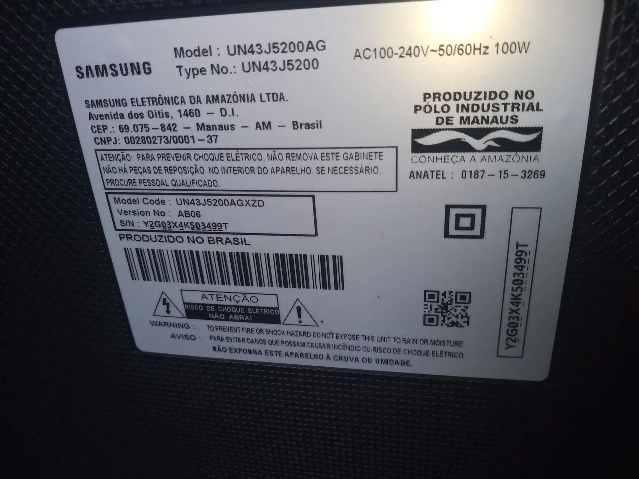 tv Samsung 43 polegadas smart 