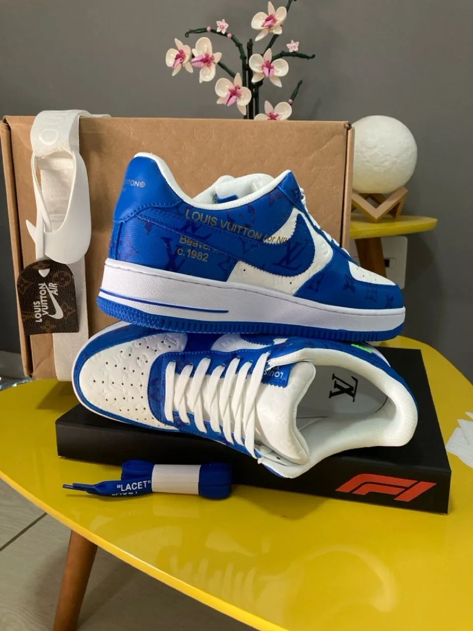 Air Force 1 x Louis Vuitton LV Blue - Foto 2