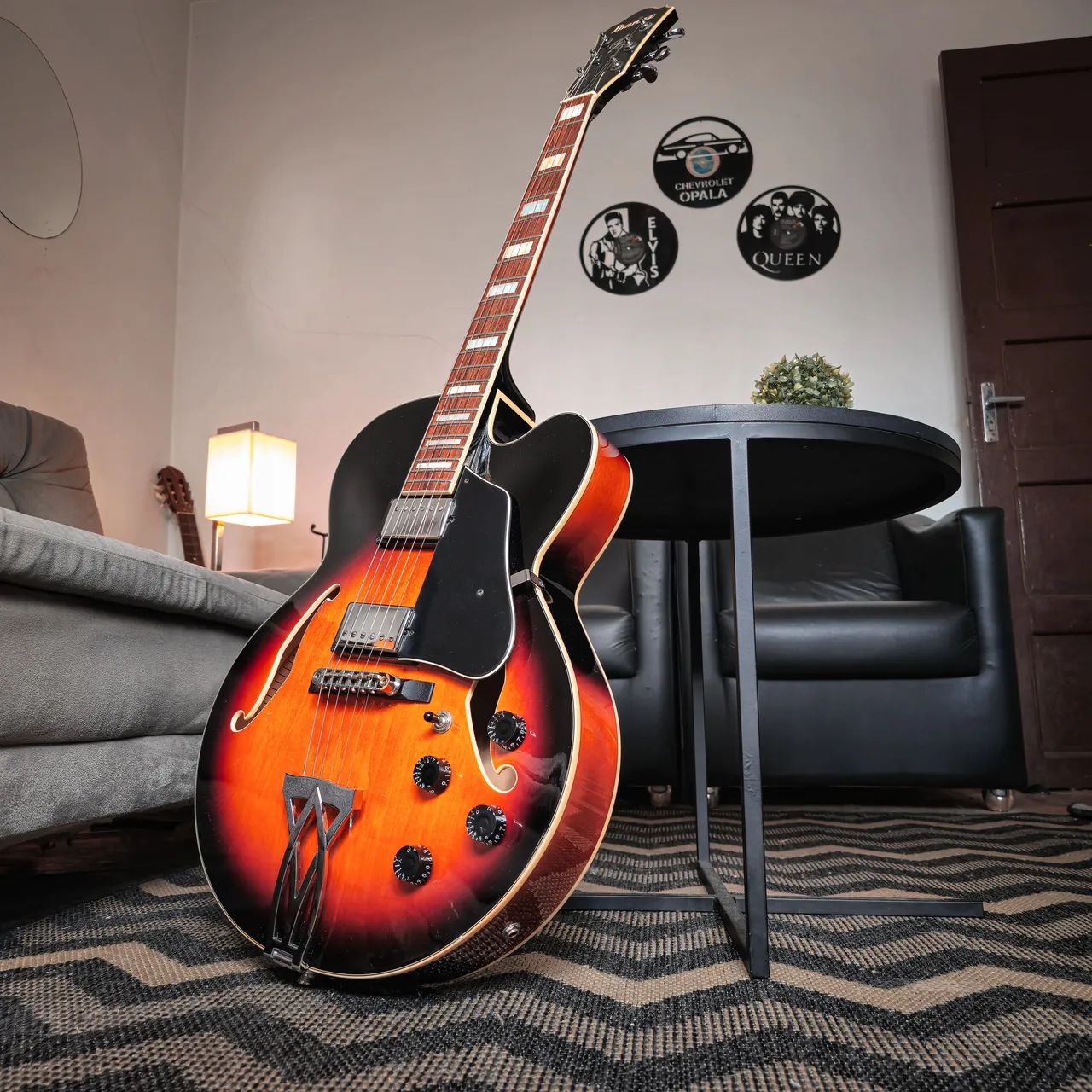 ギター Ibanez AF75-OLM 5B-02 Guitarra Elétrica Ibanez Af 75 Bs