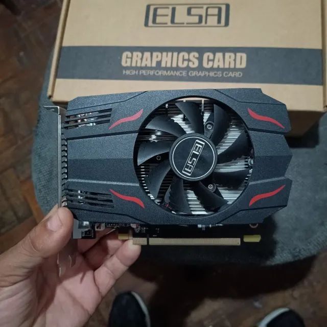(Leia A Descrição) Placa De Vídeo RX 550 4G ELSA AMD GPU Radeon GDDR5 ...