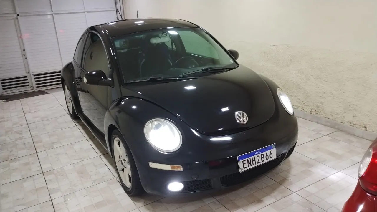 New beetles ano 2010 c/ teto solar carro novo ac.troca