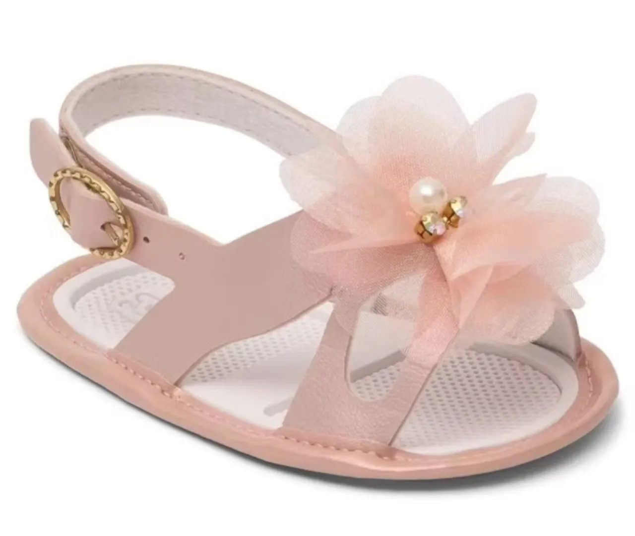 Sandália Pimpolho Baby Laço rosa, N°02