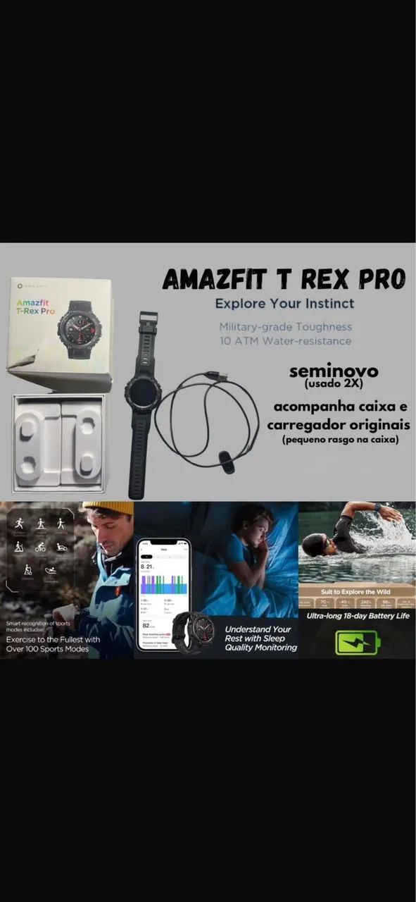 Smart Watch Amazfit T Rex PRO - Foto 2