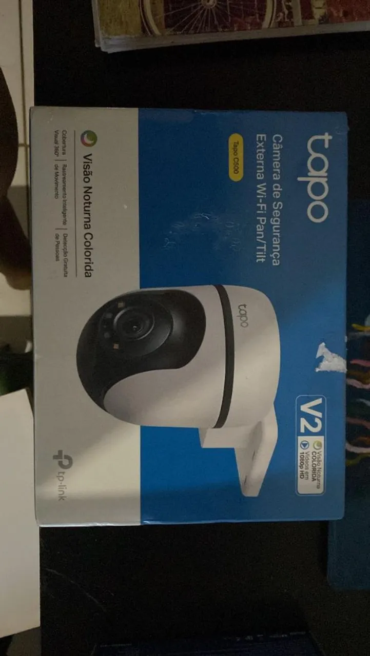 Câmera de Segurança Tapo C500 Wi-Fi Externa Full HD