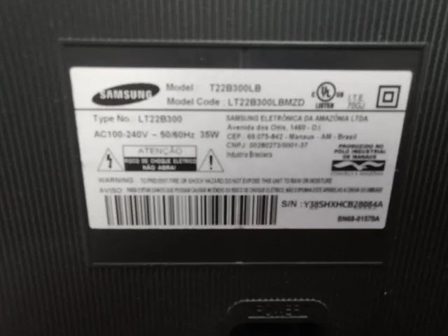 Tv monitor Samsung 22 polegadas64522265669761124