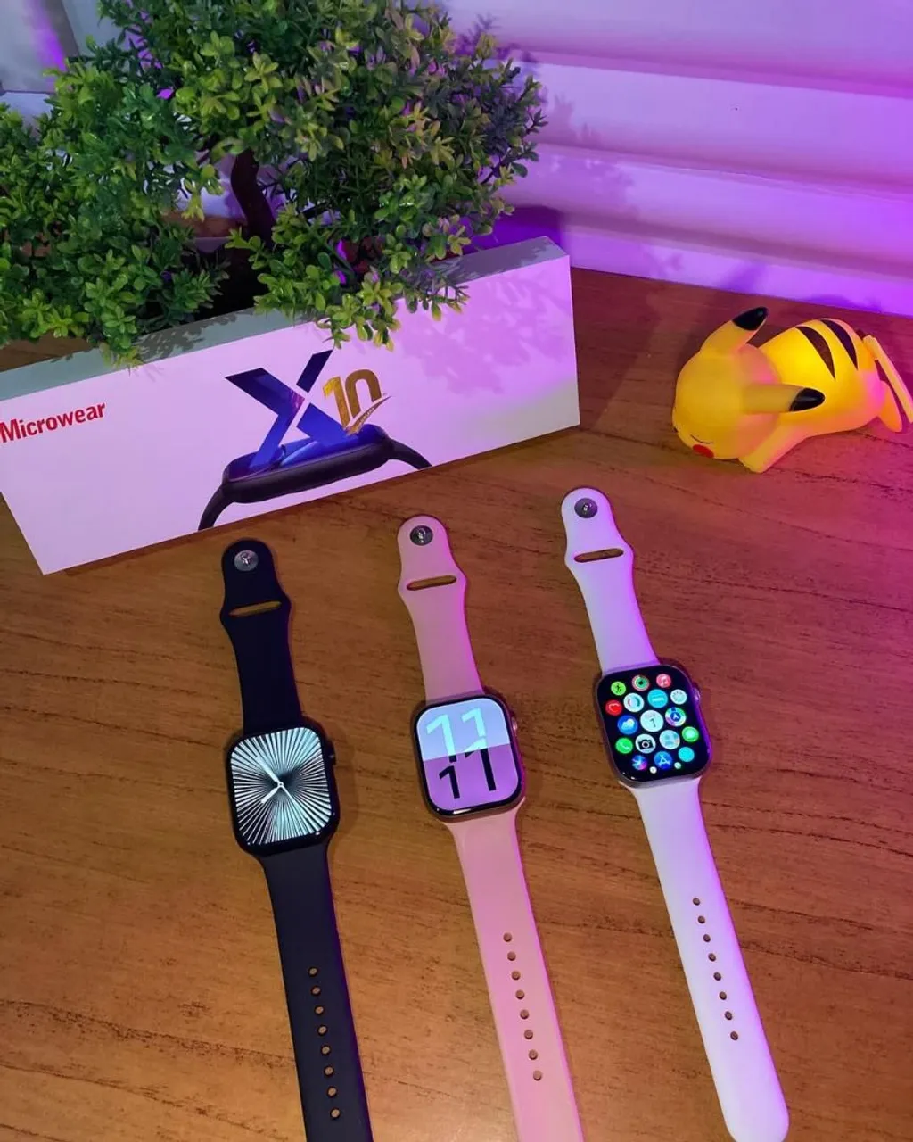 Relógio smartwatch microwear x10