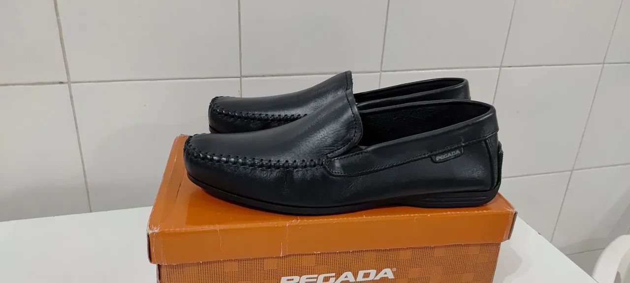 Mocassim Masculino Preto 41 - Pegada