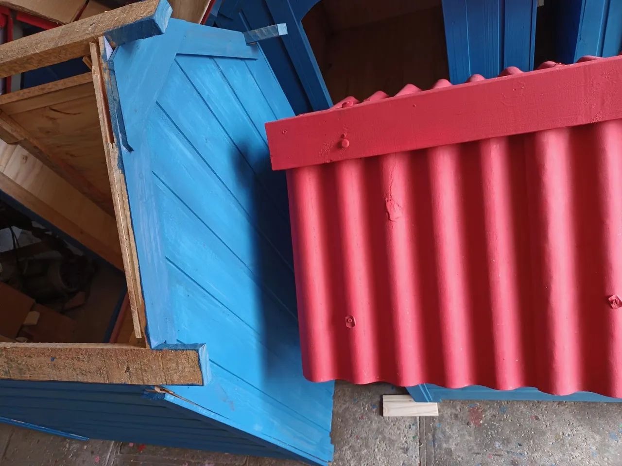 Casinha de cachorro de madeira Média  - Foto 6