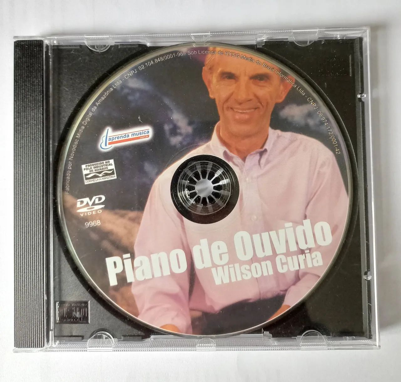 DVD Piano de Ouvido - Wilson Curia