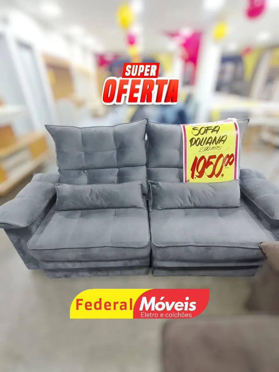 Sofá Retrátil e Reclinável 2,00m Conforto e Elegância - Super Oferta!