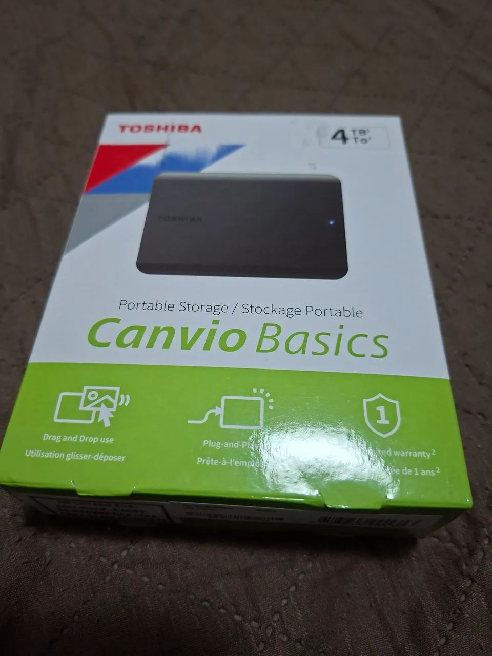 Só Manaus!HD externo 4tb Lacrado Toshiba Canvios