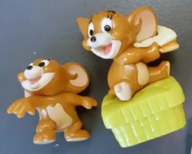 lote tom e jerry kinder miniatura boneco coleção animais - Foto 3
