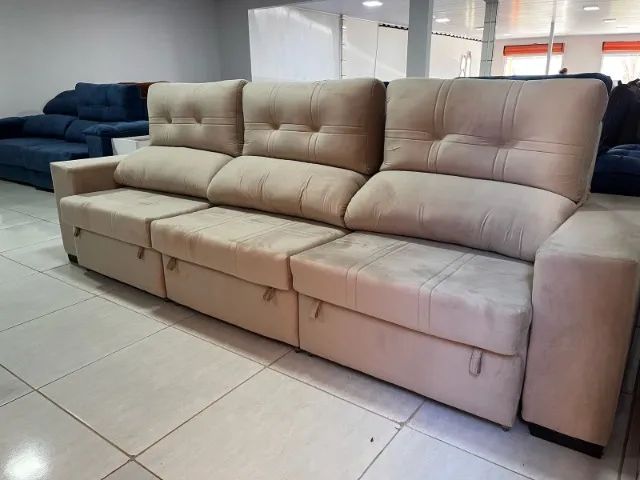 Sofá retratil e Reclinavel 3 modúlos, Largura 3.10m , Linha Premium  - Foto 4