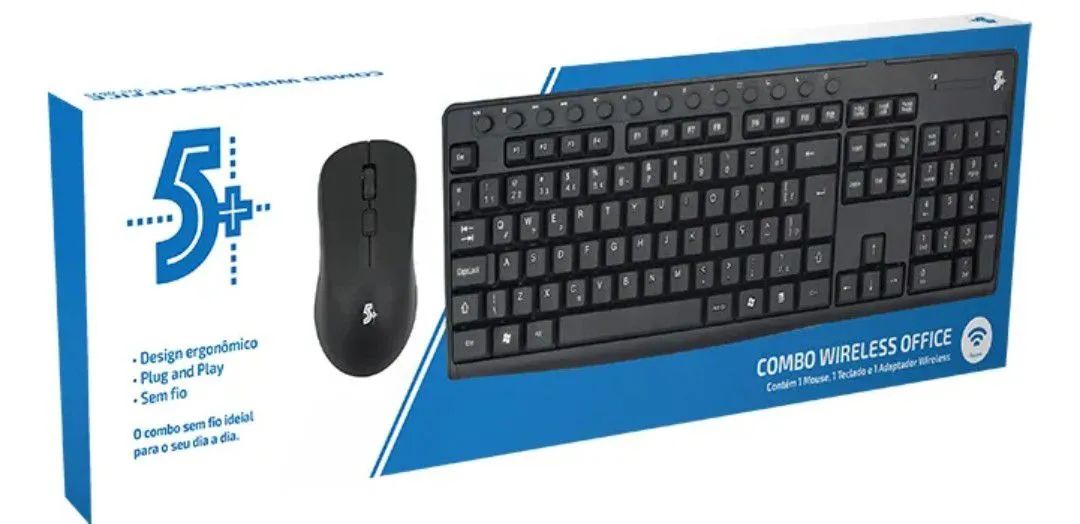 COMBO OFFICE-MOUSE E TECLADO<br><br>REF.: 015-0079 - Foto 3