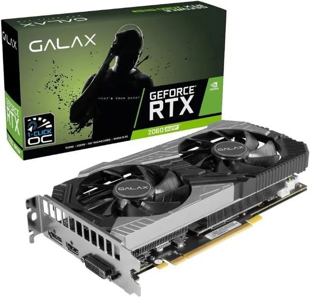 Placa de Vídeo NVIDIA GeForce RTX 2060 Super 8GB GDDR6 Galax