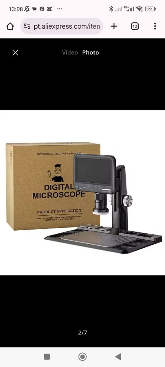 Microscópio digital 