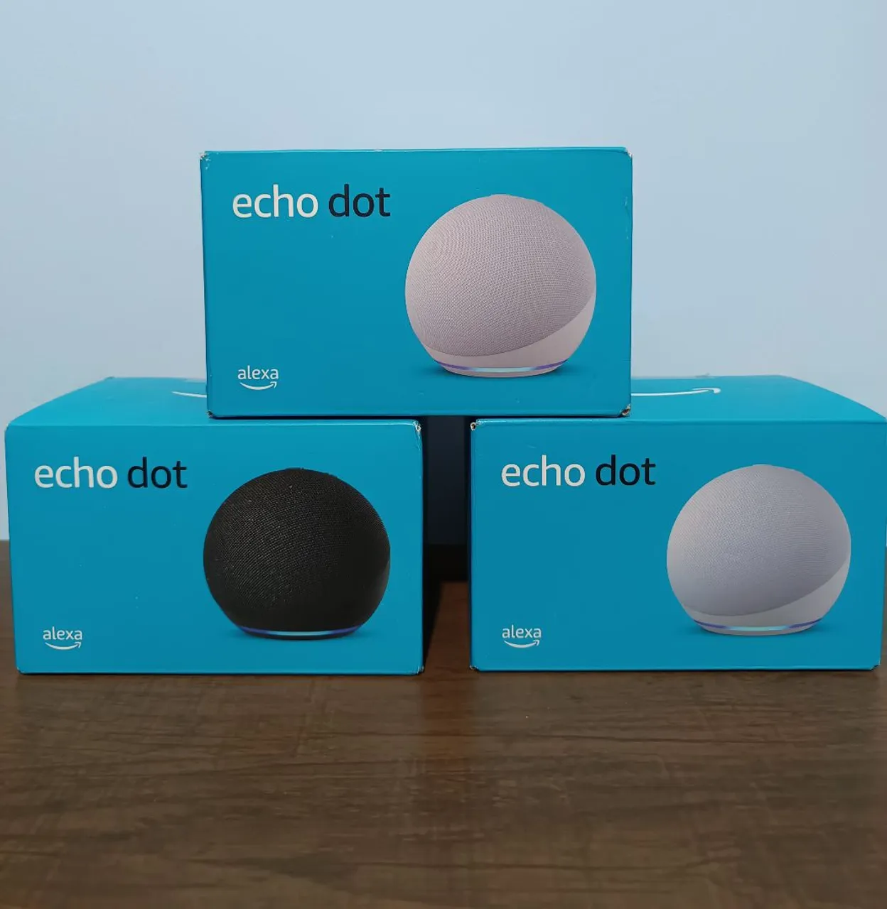 Alexa Echo Dot 5 geração nova lacrada . Branca-preta-azul e dragon kids