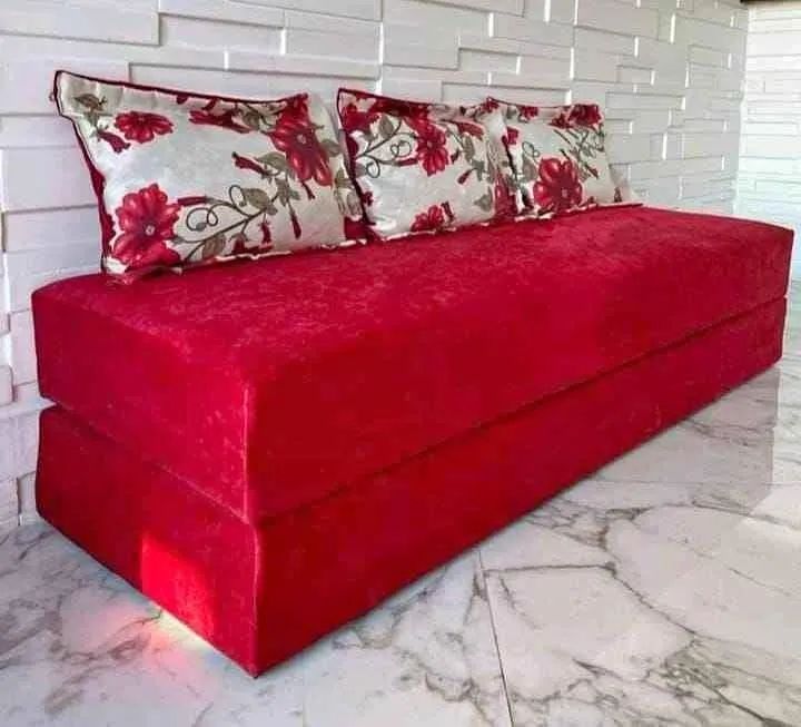 Sofá Cama de 3 lugares - Floral