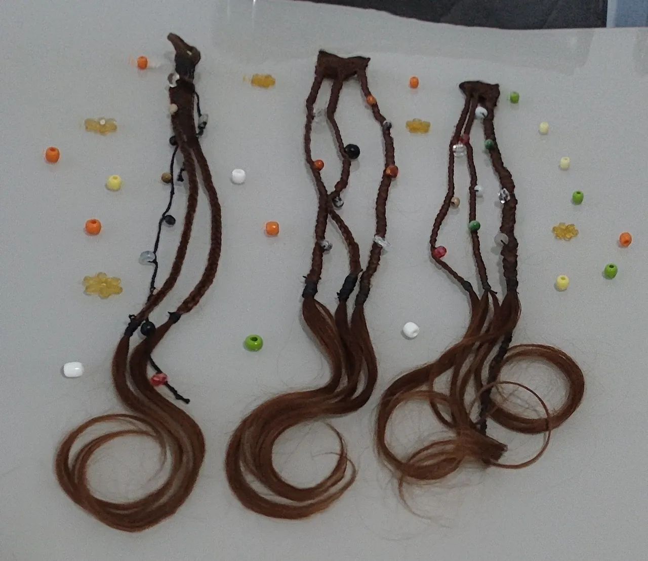 Tranças de Cabelo com pingentes - Foto 3