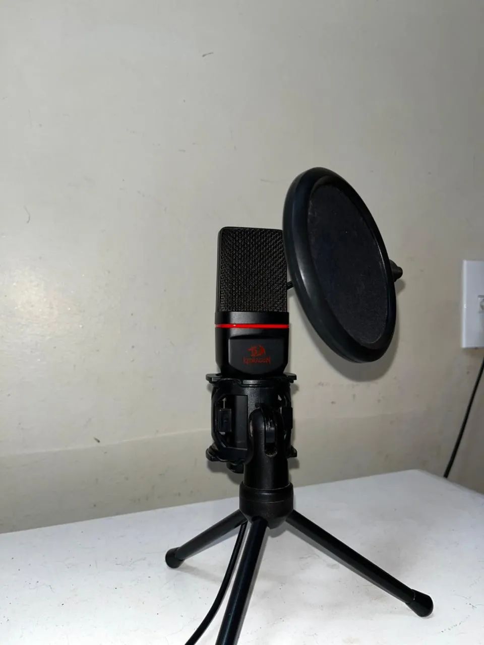 Microfone Gamer Redragon Seyfert C/ Tripé, 3.5MM, Black, GM100 - Foto 3