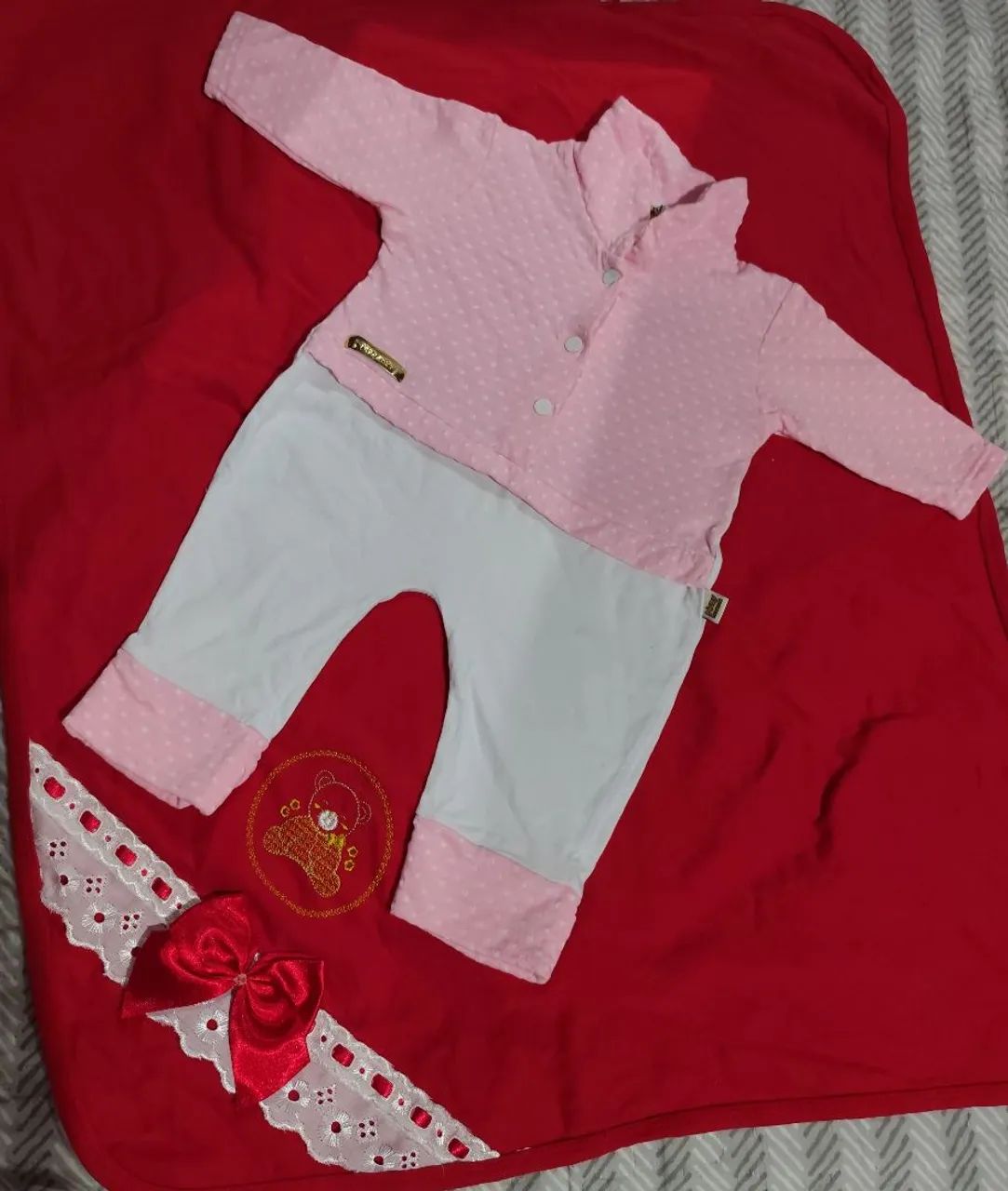 Lotinho de roupa de bebê menina 60 reais  - Foto 4