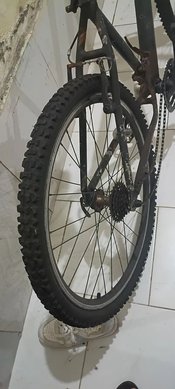 Bicicleta usada - problema no quadro  - Foto 4