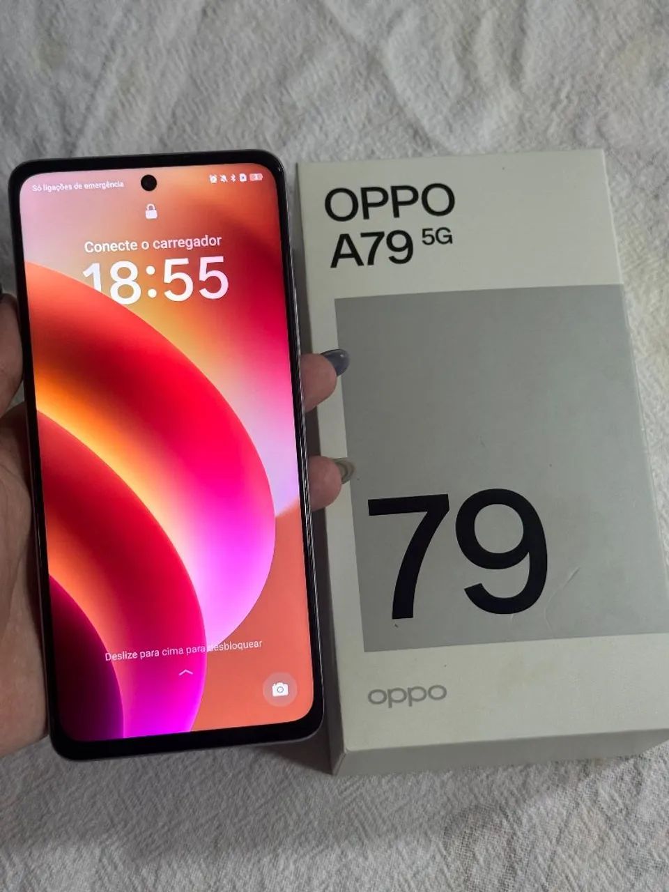 OPPO A79 5G - 256GB com 1 ano de uso, semi novo - Foto 5