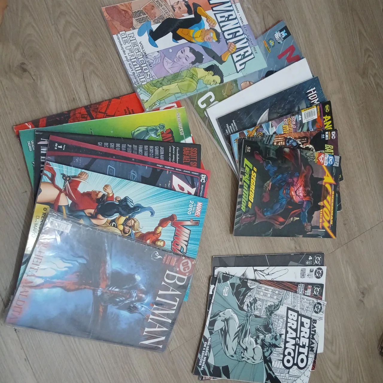 Lote diversas hqs marvel e Dc