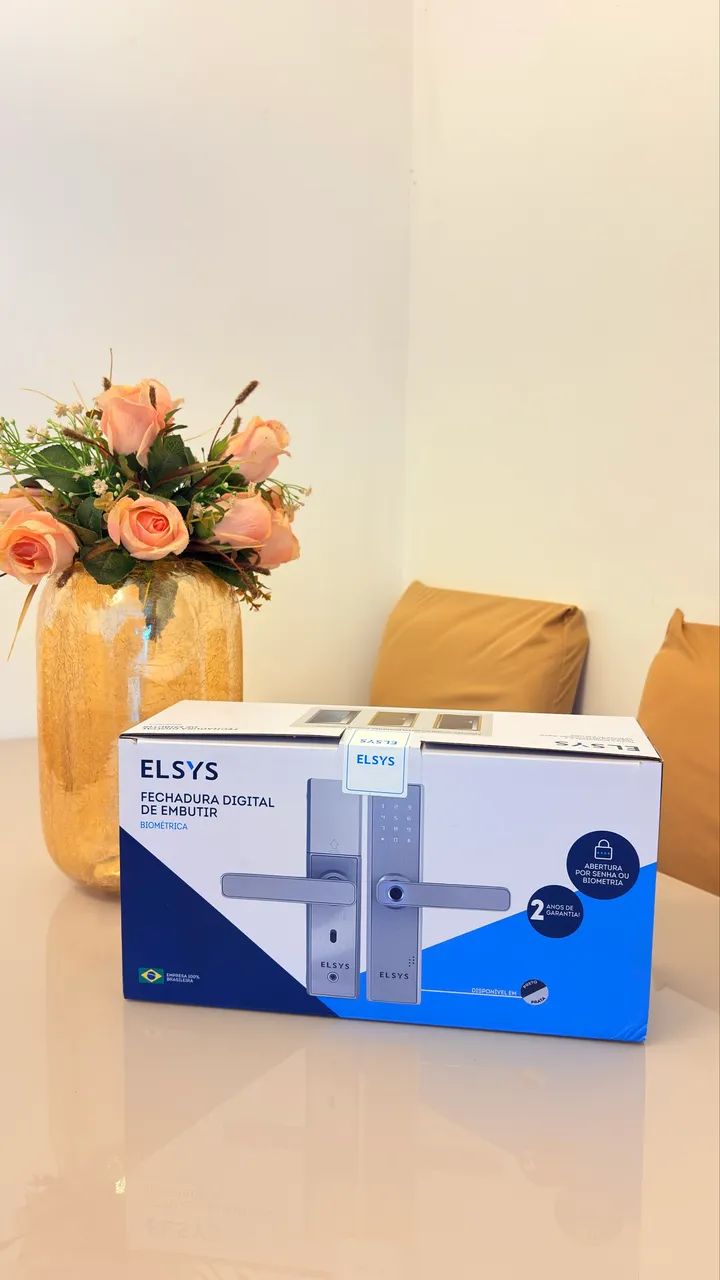 Fechadura Digital de Embutir Elsys | NOVO, LACRADO, COM NOTA FISCAL E GARANTIA