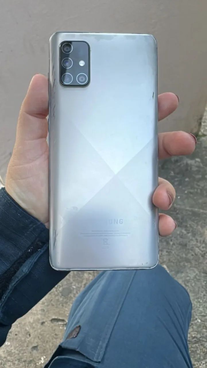 VENDO A71 BIOMETRIA NA TELA 128G - Foto 4
