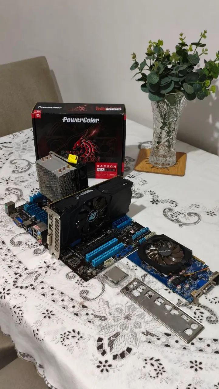 Kit Gamer: ASUS P8Z77-V + Intel Core i7 3770k + 16GB RAM + RX 550