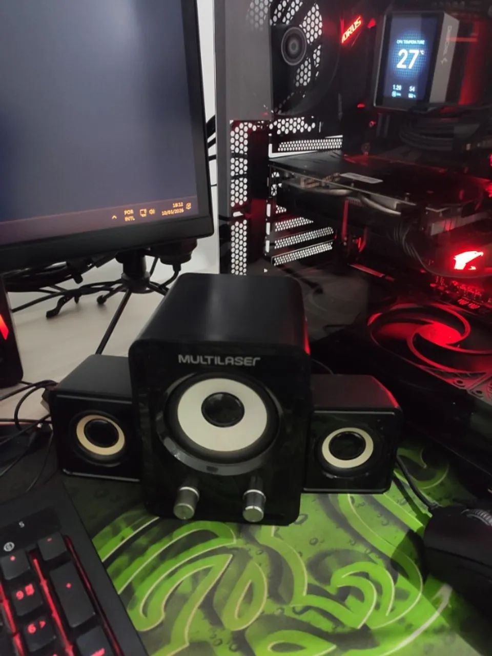 Caixa de Som 2.1 Multilaser com Subwoofer (Ótimo Custo-Benefício!)