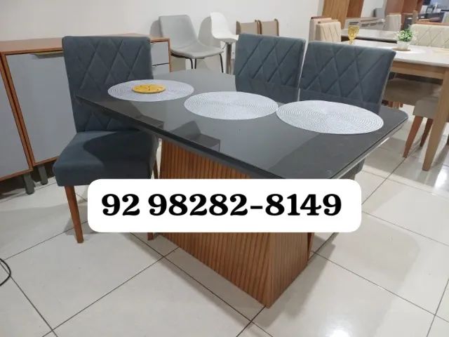 mesa de jantar 100% mdf