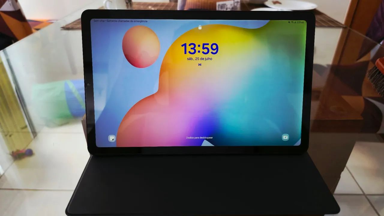 Samsung Galaxy Tab S6 Lite 128GB + S Pen + Capa | Chip e MicroSD - Foto 3