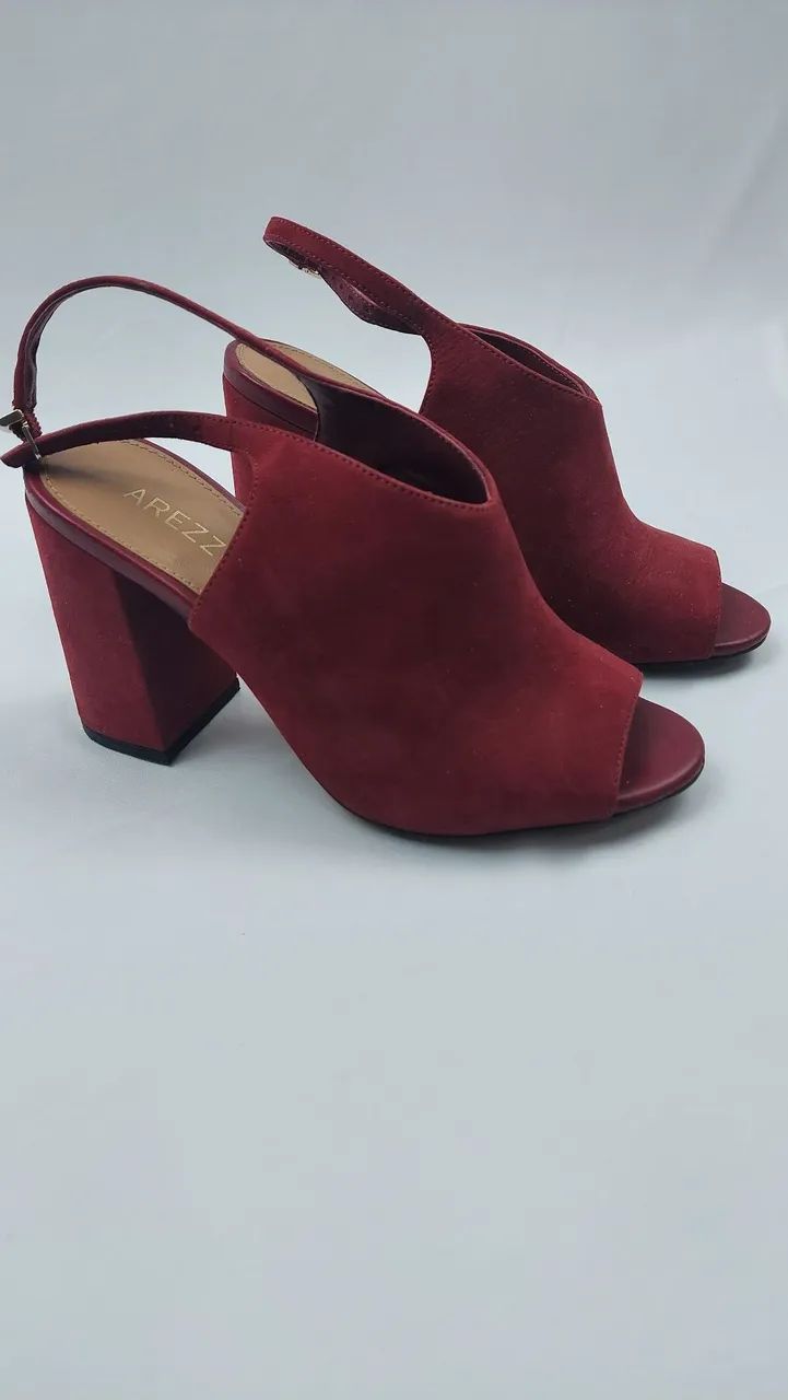 SANDÁLIA open boot vermelho queimado/Arezzo - Foto 3