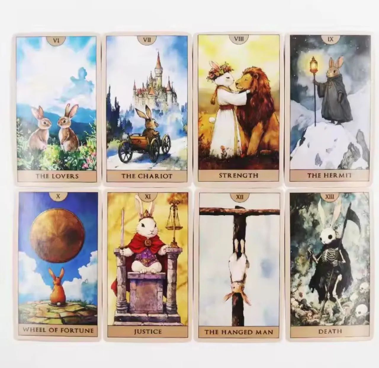 Deck Rabbit Tarot - 78 cartas em inglês  - Foto 4