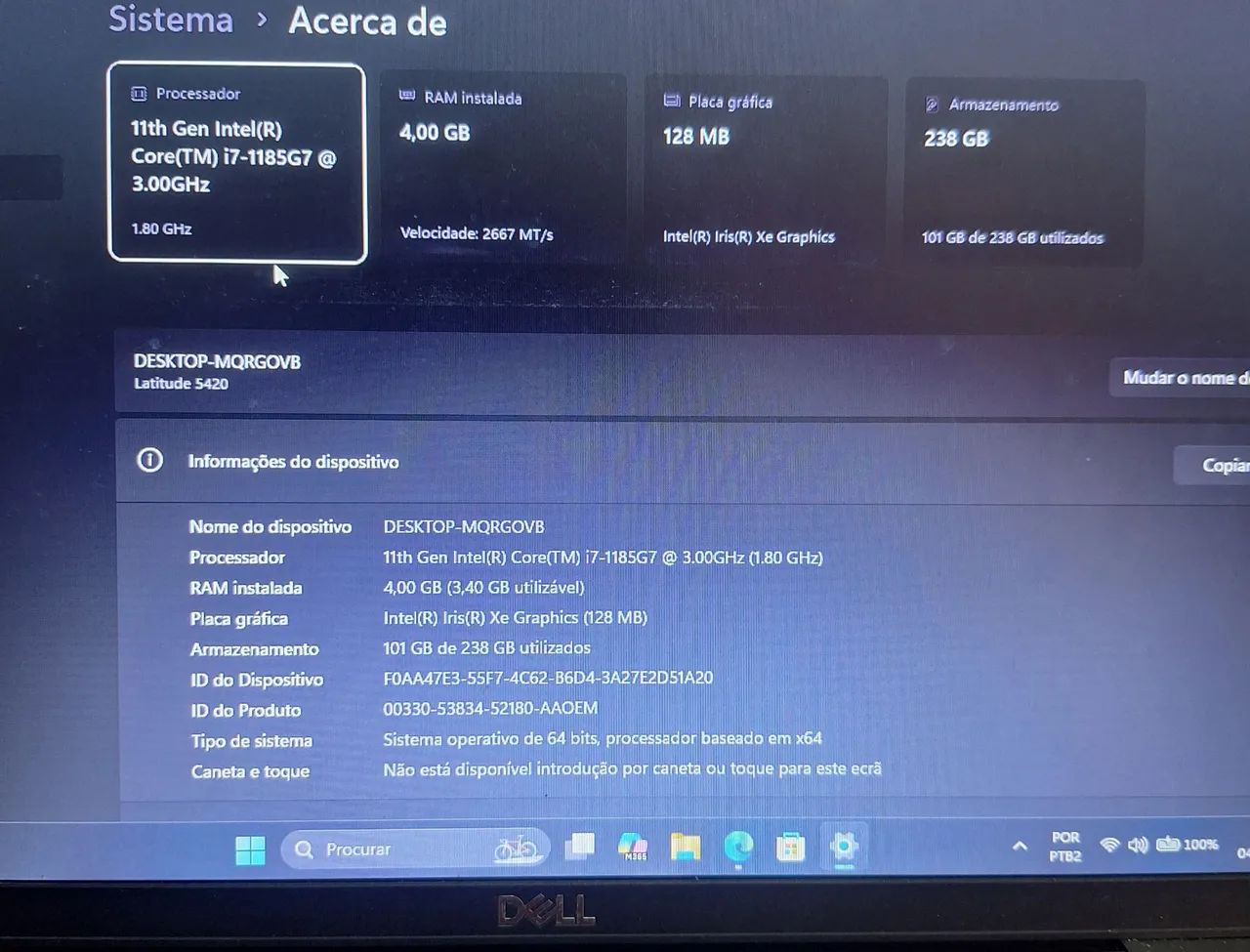 Notebook Dell Latitude 5420 - Foto 3