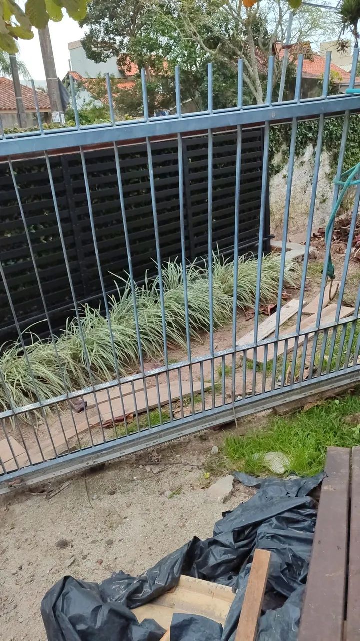 Portão ferro galvanizado 