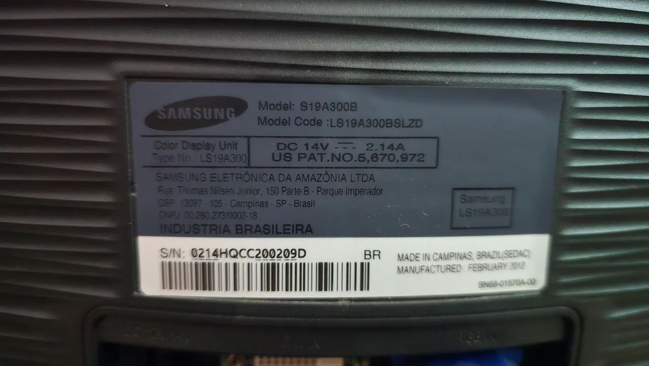 Monitor Samsung 19 polegadas Original - Foto 2